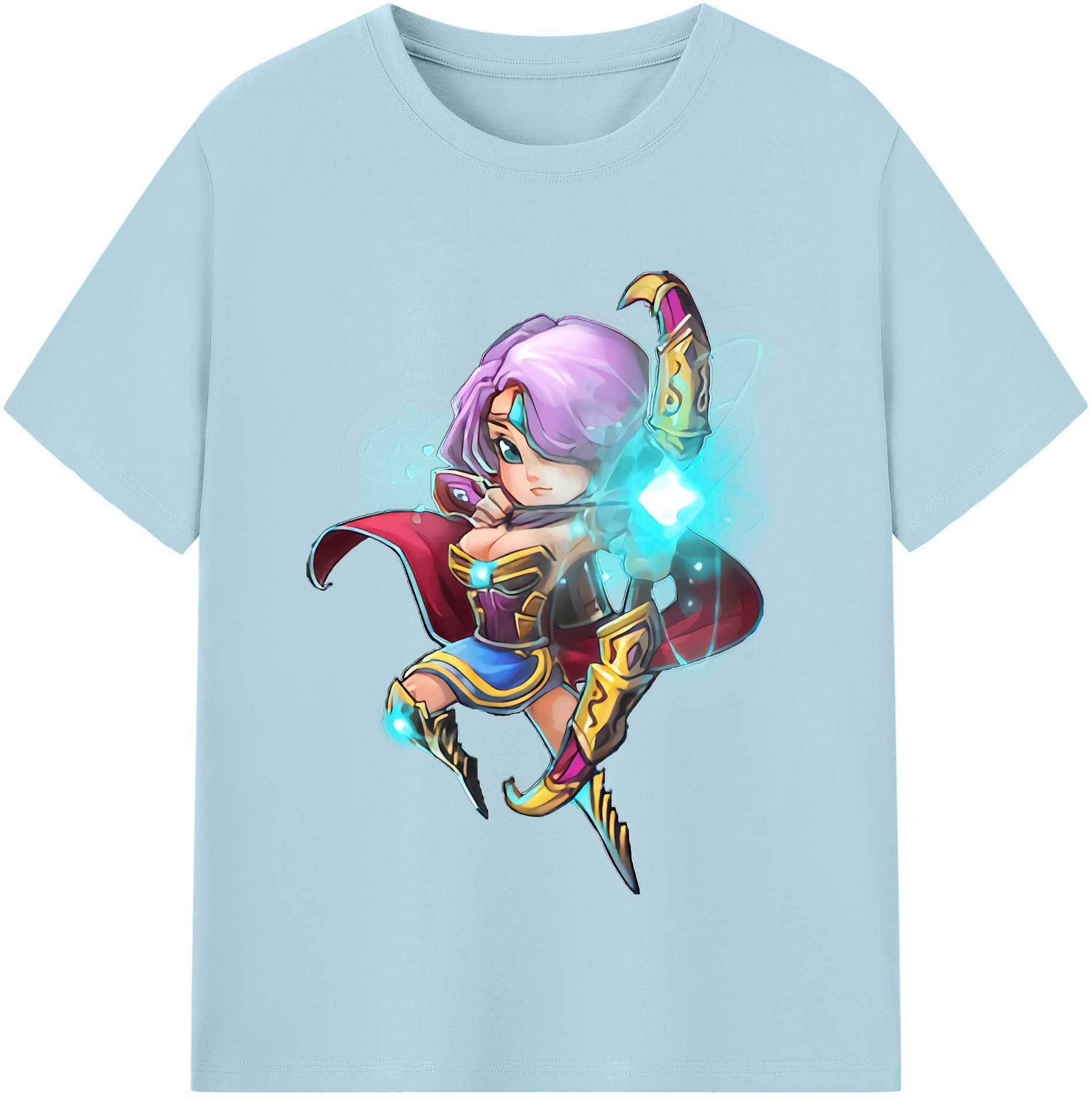 リーグ・オブ・レジェンド League of Legends LOL 綿100％半袖Tシャツ（フロントプリント）